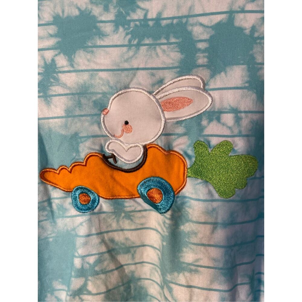 BMG girls, short sleeve, tie-dye bunny dress Easter, S/2 XL - Picture 3 of 4